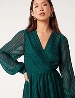 Genevieve Textured Midi Dress