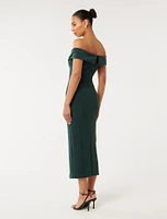 Renata Off-Shoulder Midi Dress