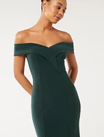 Renata Off-Shoulder Midi Dress