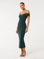 Renata Off-Shoulder Midi Dress