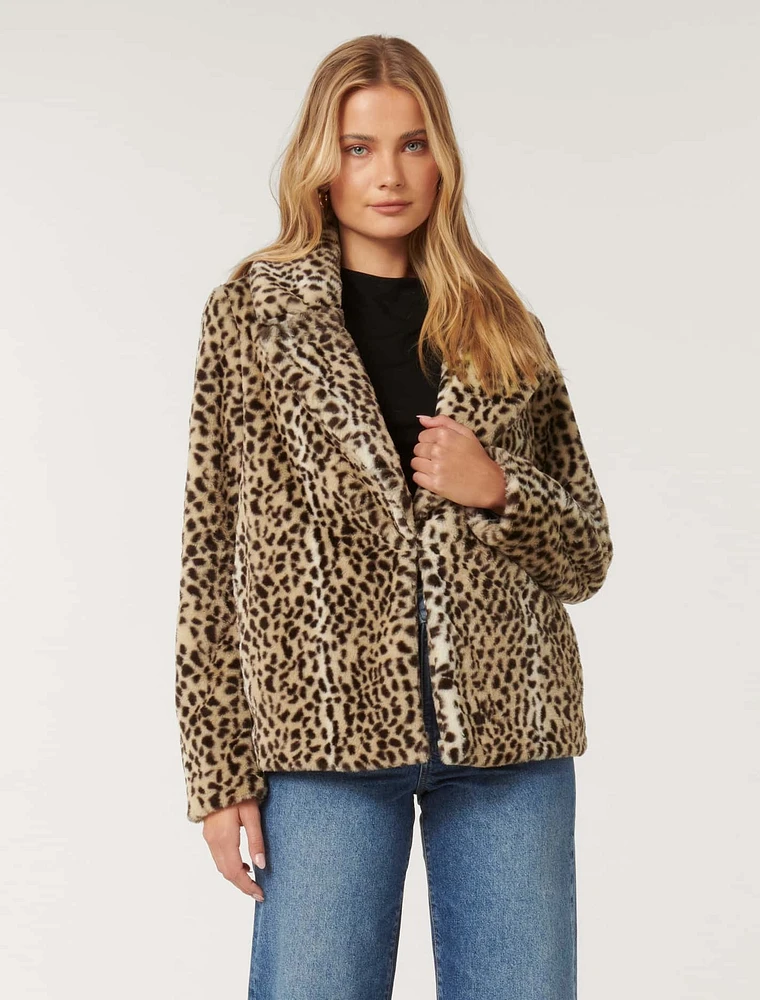 Lucia Faux Fur Coat