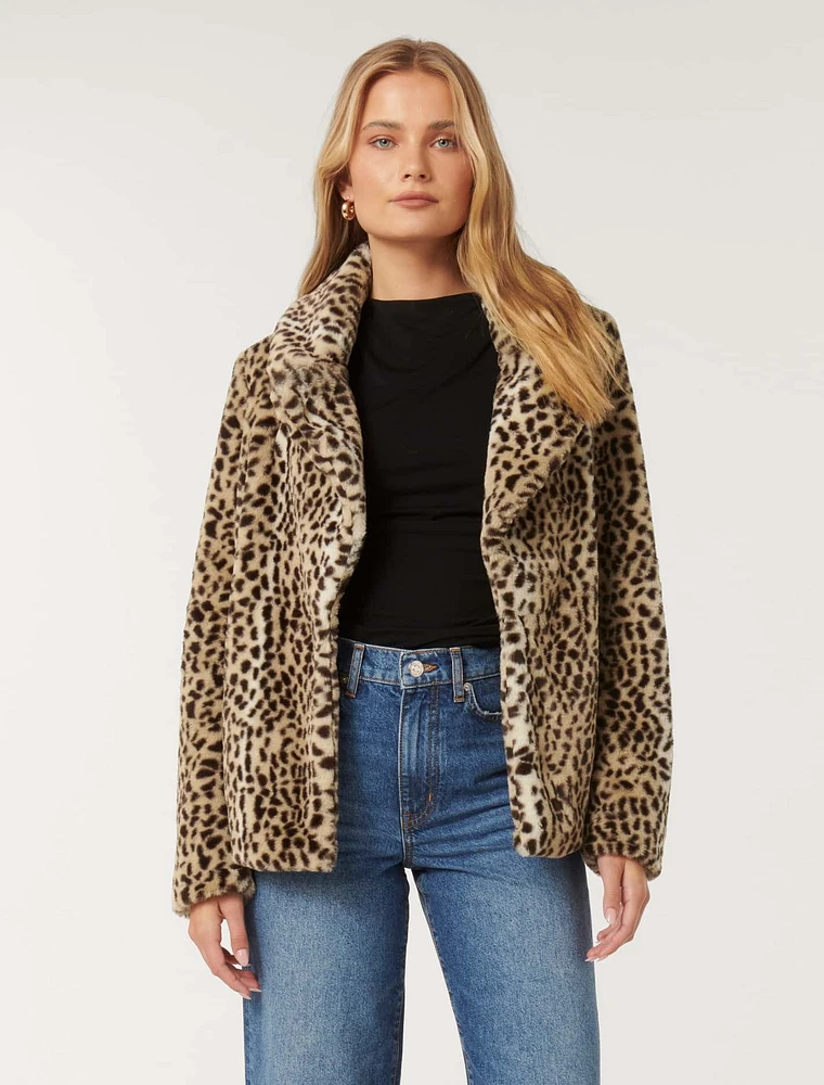 Lucia Faux Fur Coat