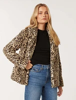 Lucia Faux Fur Coat