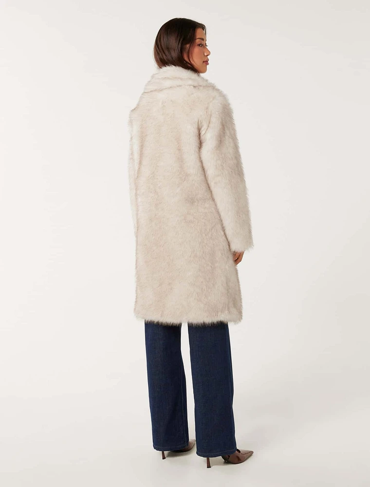 Victoria Faux Fur Coat