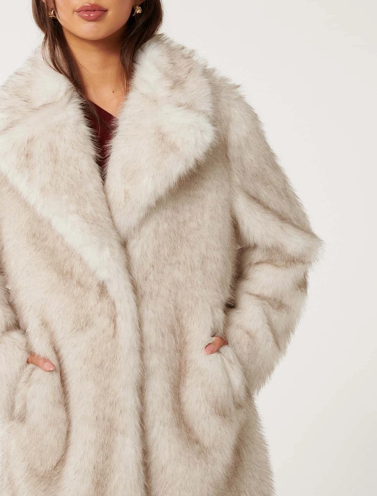 Victoria Faux Fur Coat