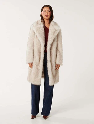 Victoria Faux Fur Coat