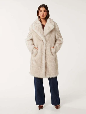 Victoria Faux Fur Coat