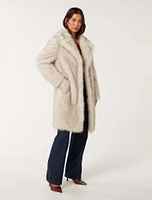 Victoria Faux Fur Coat