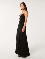 Brynn Strappy Bow Maxi Dress