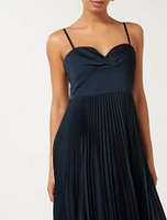 Chloe Pleated Midi Dress