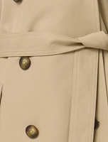 Maggie Petite Water Resistant Trench