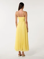 Hartford Pleated Midi Dress