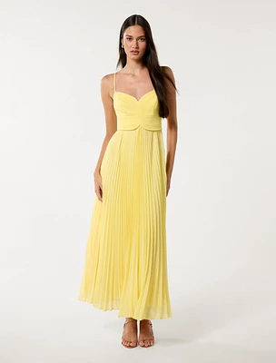 Hartford Pleated Midi Dress
