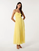 Hartford Pleated Midi Dress