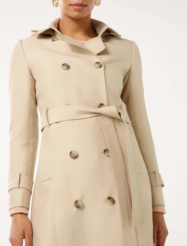 Kirsty Structured Hooded Trench