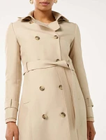 Kirsty Structured Hooded Trench