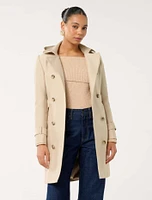 Kirsty Structured Hooded Trench