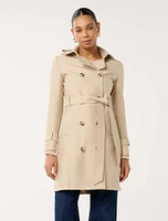 Kirsty Structured Hooded Trench