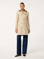 Kirsty Structured Hooded Trench