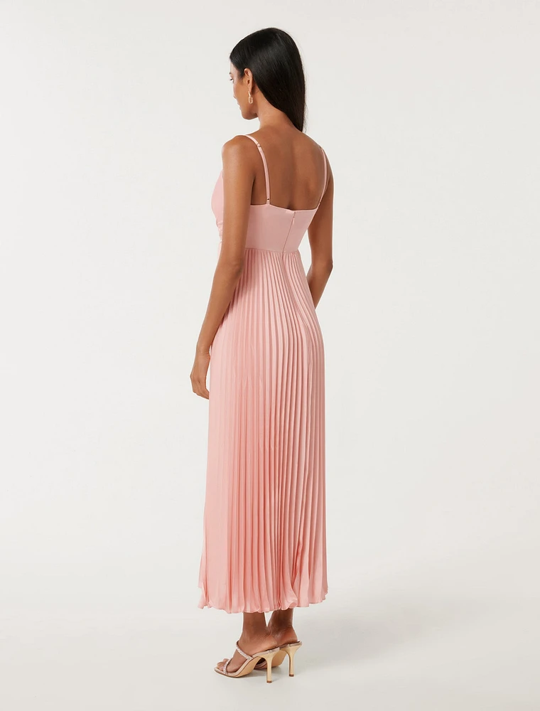 Chloe Petite Pleated Dress