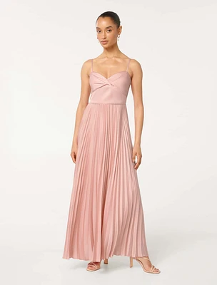 Chloe Petite Pleated Dress