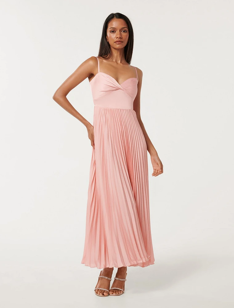 Chloe Petite Pleated Dress