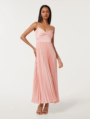 Chloe Petite Pleated Dress