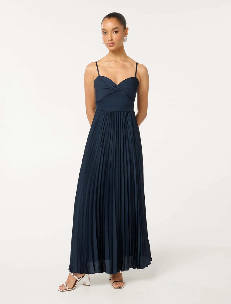 Chloe Petite Pleated Dress