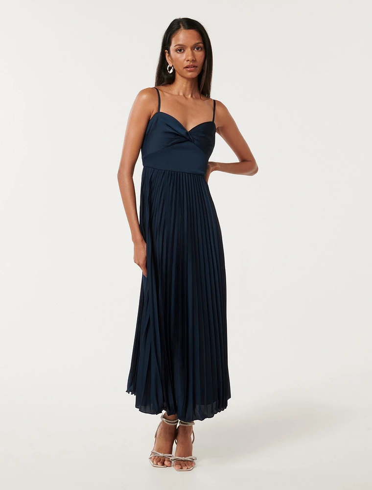 Chloe Petite Pleated Dress