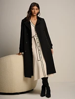 Leanne Crepe Trench Coat