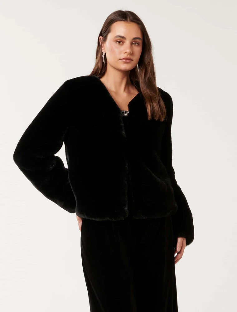 Lana Faux Fur Coat