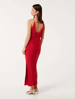 Quinn Fringe Bodycon Maxi