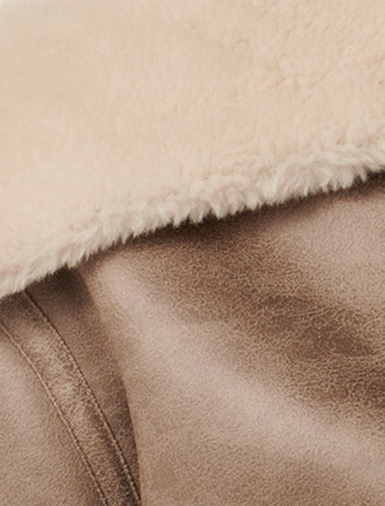 Jamie Shearling Aviator Jacket