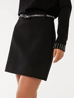 Belle Embellished Bow Mini Skirt