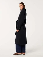 Dallas Single-Breasted Wrap Coat