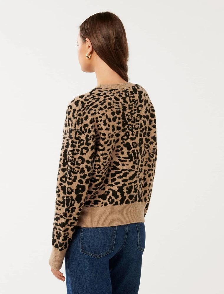 Enola Patterned Knit Sweater