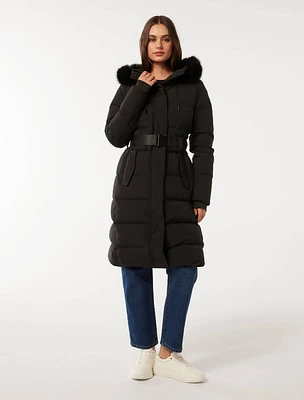 Cori Longline Down Puffer Coat