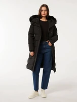 Cori Longline Down Puffer Coat