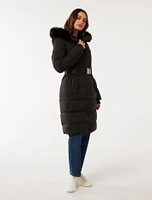 Cori Longline Down Puffer Coat