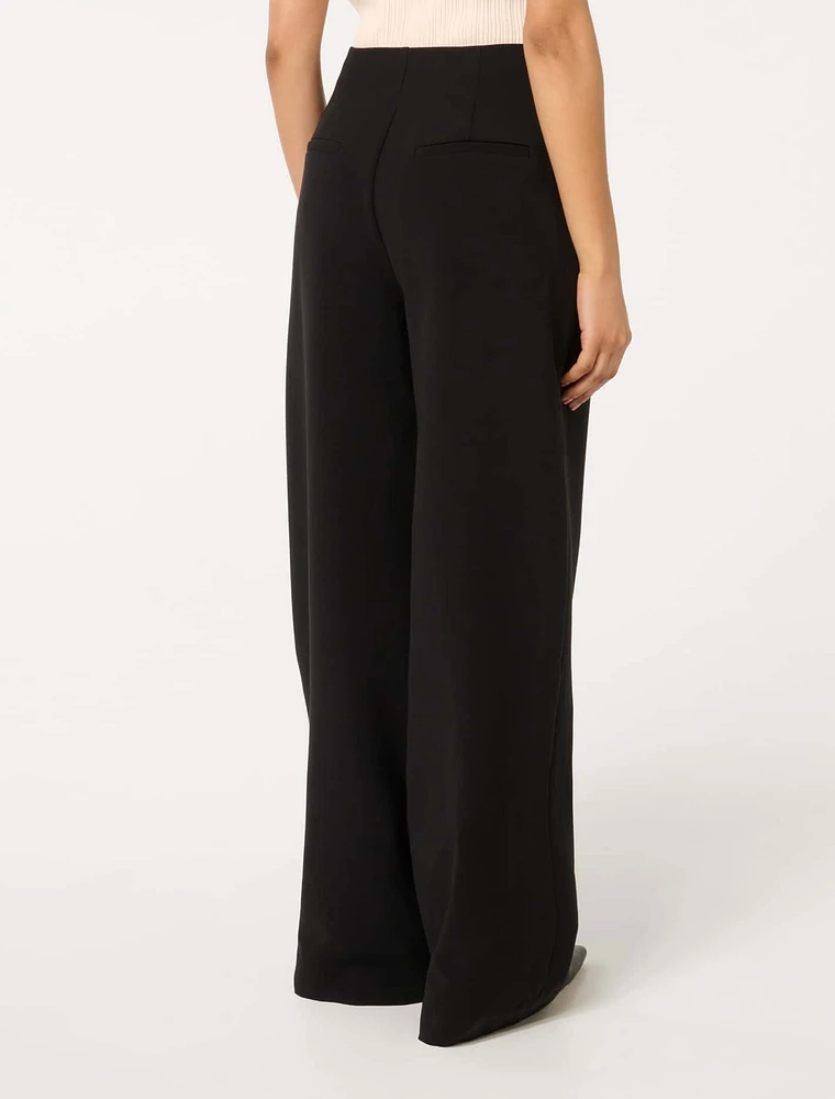 Alma Petite Straight-Leg Pants