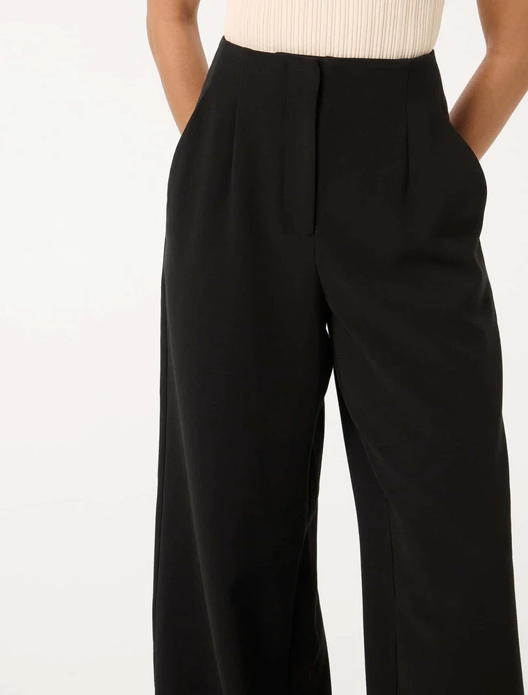 Alma Petite Straight-Leg Pants