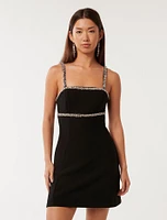 Tiana Embellished Mini Dress