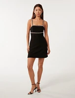 Tiana Embellished Mini Dress