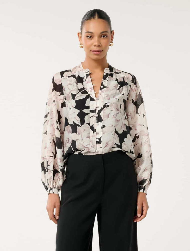 Marianne Top Stitch Blouse