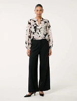 Marianne Top Stitch Blouse