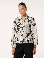 Marianne Top Stitch Blouse