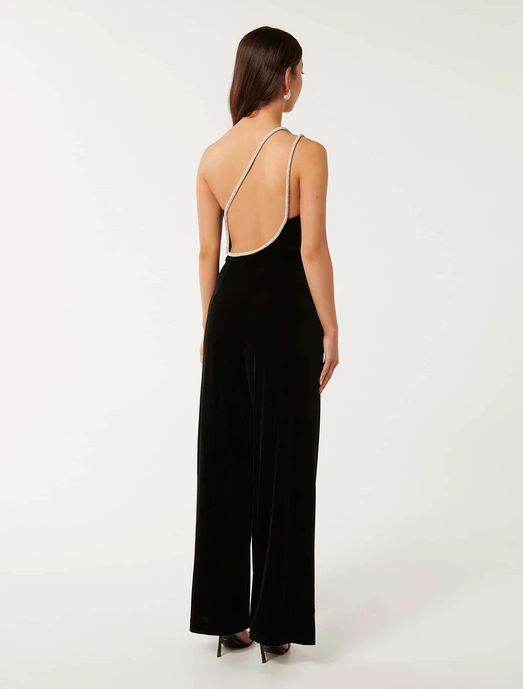 Costanza Velvet Jumpsuit