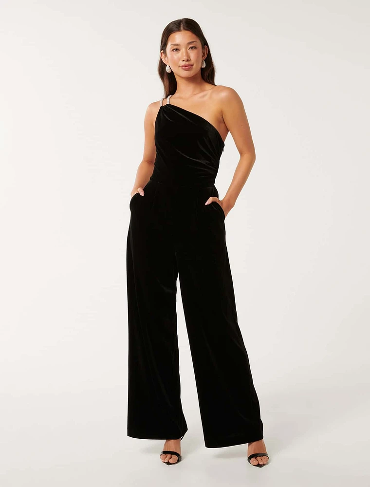 Costanza Velvet Jumpsuit