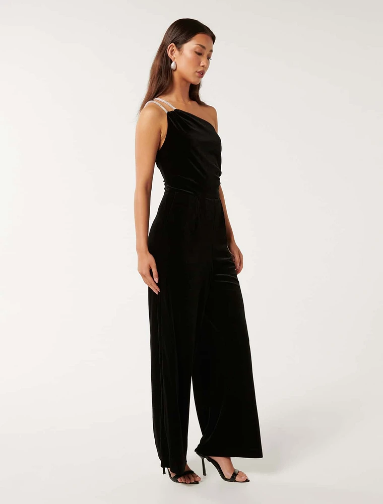 Costanza Velvet Jumpsuit