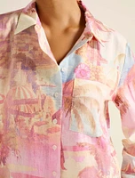 Lydia Oversized Linen Shirt